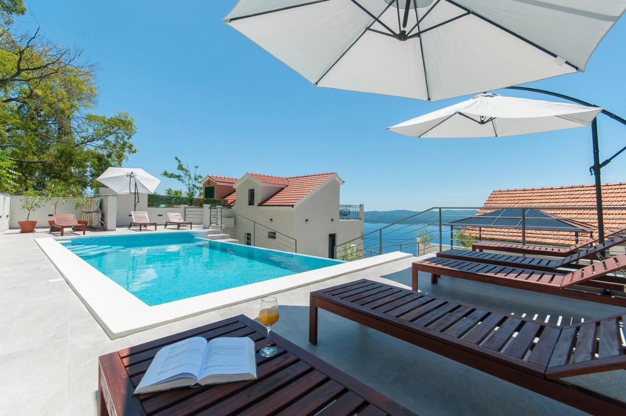 Xxl Villa Vista - Heated Pool Lokva Rogoznica Dış mekan fotoğraf